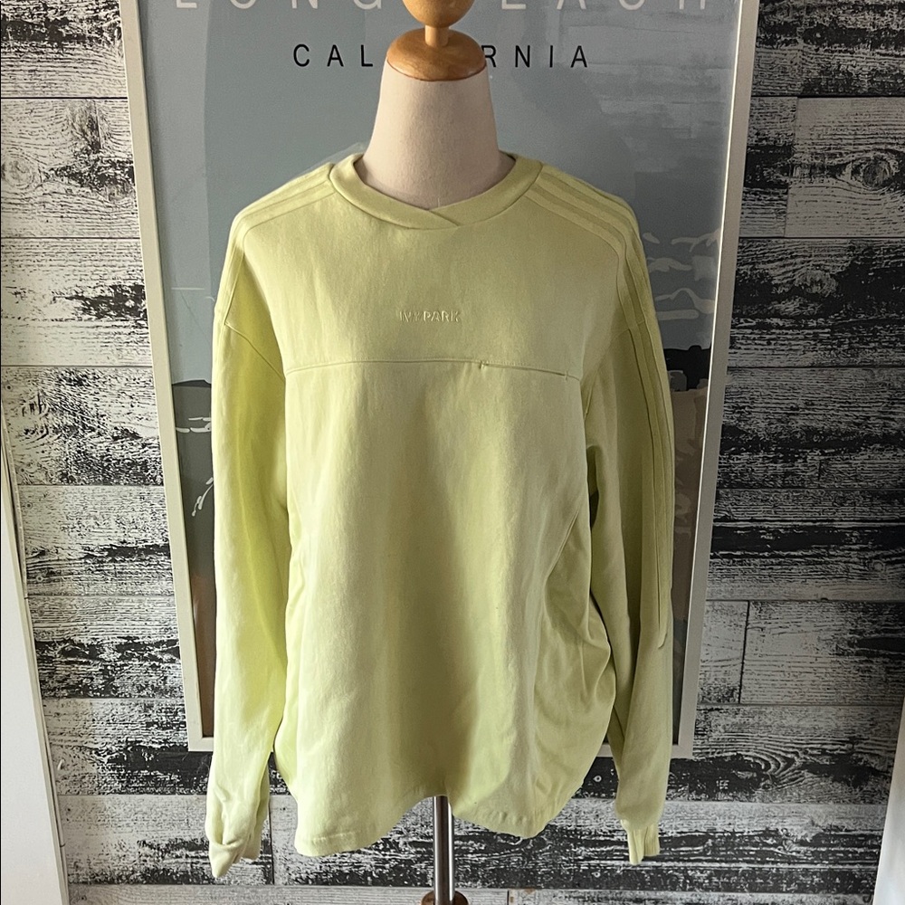 IVY PARK adidas Light fluorescent Lime Crewneck Sweatshirt